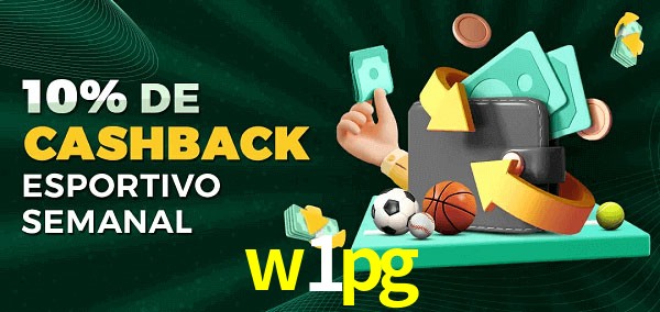 10% de bônus de cashback na w1pg